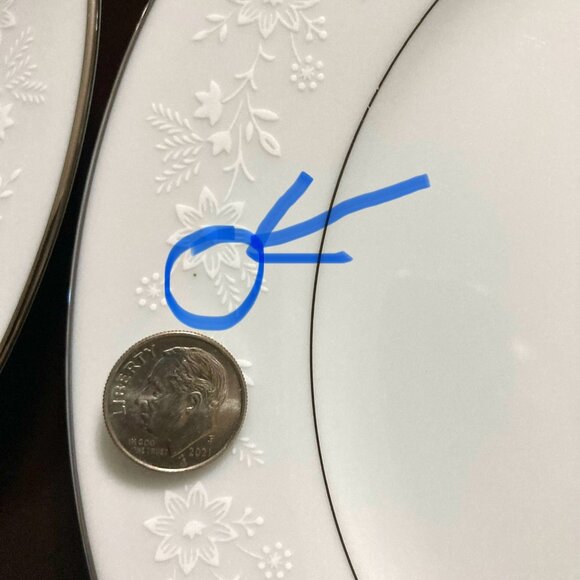 Noritake Fine China Buckingham #6438 Pattern 8” Salad Plate Dish Japan-Made Vtg - Picture 8 of 11